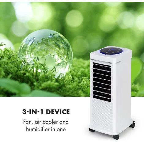 Klarstein Windspiel Air Cooler 100W 12h Timer Remote Control White - Image 5