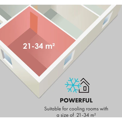 Klarstein Iceblock Ecosmart 7 Air Conditioner 3-in-1 7,000 BTU App Control - Image 4