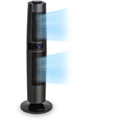 Klarstein Twister Tower Fan 45W Oscillation 343 M³ / H Max. 3 Modes Black
