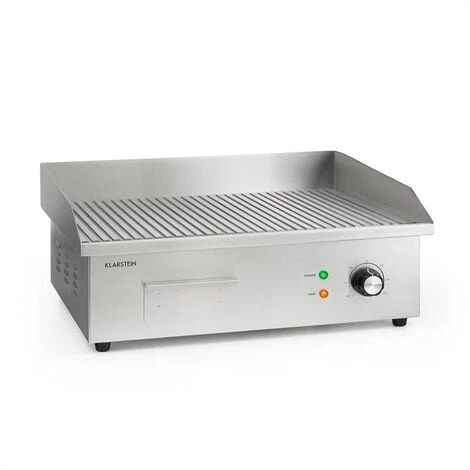 Klarstein Grillmeile 3000R Pro Electric Grill 3000W Plate 54.5x35cm Rippled