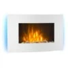 Klarstein Lausanne Electric Fireplace 1000 Or 2000 Watts 7 Different Background Colours Of Glass