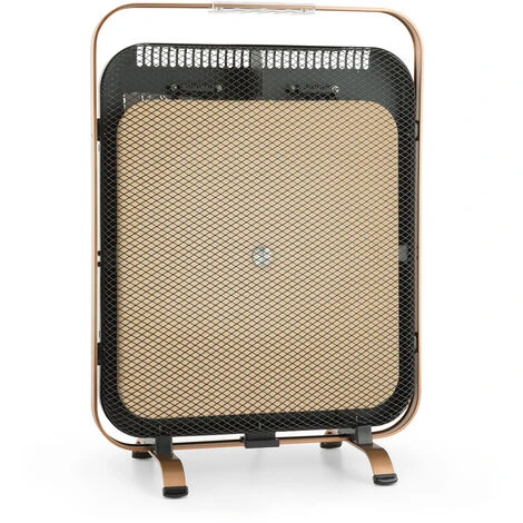 Klarstein HeatPal Marble Blackline, Infrared Heater, 1300W, Marble, Aluminium