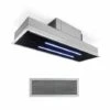 Klarstein High Line Ceiling Hood 90cm 410 M3 / H 75W 3 Steps Remote Control Black