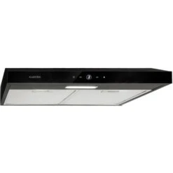 Klarstein Contempo Neo Substructure Cooker Extractor Hood 60cm 175m³ / H LED Stainless Steel Acrylic Black