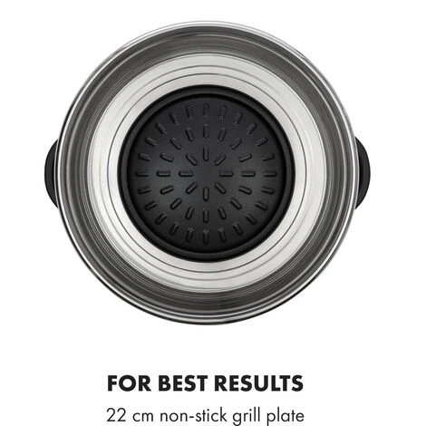 Klarstein Szechuan Hot Pot And Grill Plate 5l Vol. 1350 W, 600 W Red - Image 4