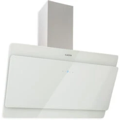 Klarstein Aurica 90 Cooker Hood 90 Cm 600 M³/h LED Touch Glass White