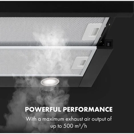 Klarstein Mariana 60, Flat Screen Hood - Image 3