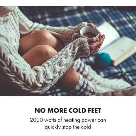 Klarstein Hot Spot Slimcurve Double Wave, Heater, 2000W, Weekly Timer, White - Image 5