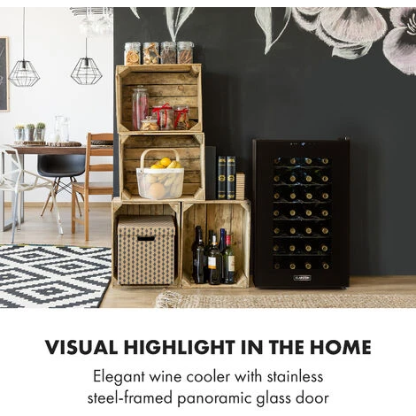 Klarstein Barolo 28 Uno, Wine Cooler, 70 Litres, 11-18 ° C, SingleZone - Image 2