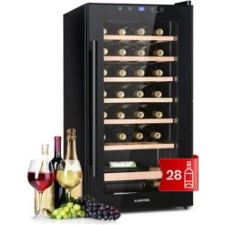 Klarstein Barossa 29 Uno Wine Refrigerator 1 Zone 88 Litres / 28 Bottles Touch Display